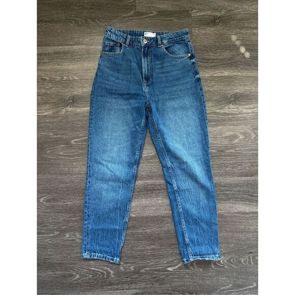 Bershka Denim - Bershka Denim Medium Wash Mom Jeans Size USA 06